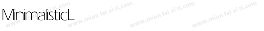Minimalistic Light字体转换